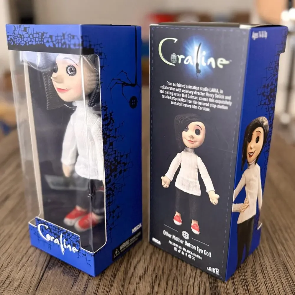 NECA Coraline Other Mother Figure By Laika- Button Eye Doll, Gaiman New In Box